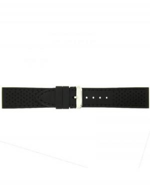 Watch Strap CONDOR SL.117.01.24.W Silicone Black 24 mm