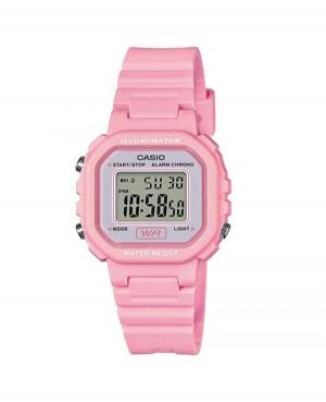 Women Sports Japan Quartz Digital Watch Alarm CASIO LA-20WH-4A1EF Pink Dial 30mm