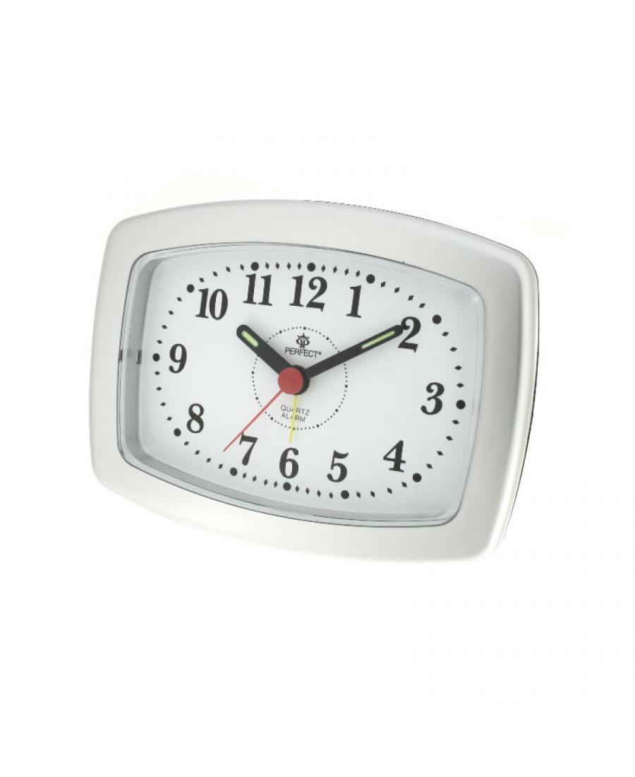 PERFECT RT302/SILVER Alarm clock Plastic Silver color Plastik Tworzywo Sztuczne Kolor srebrny