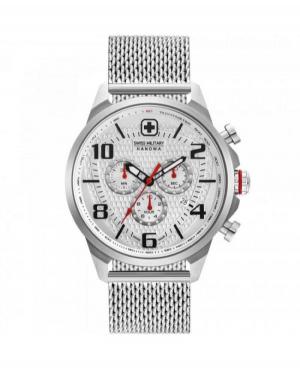 Men Swiss Functional Quartz Watch Swiss Military Hanowa 06-3328.04.001 Silver Dial