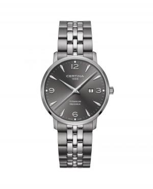 Men Classic Swiss Quartz Analog Watch CERTINA C035.410.44.087.00 Grey Dial 39mm