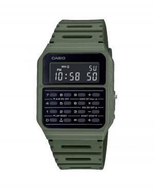 Men Functional Japan Quartz Digital Watch Alarm CASIO CA-53WF-3BEF Green Dial 46mm