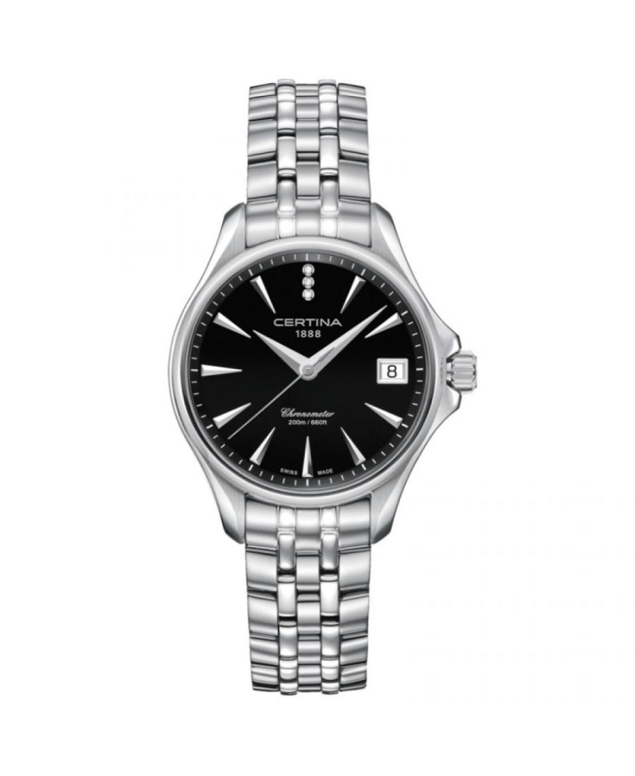 Kobiety klasyczny Diver Szwajcar kwarcowy analogowe Zegarek CERTINA C032.051.11.056.00 Czarny Dial 34mm