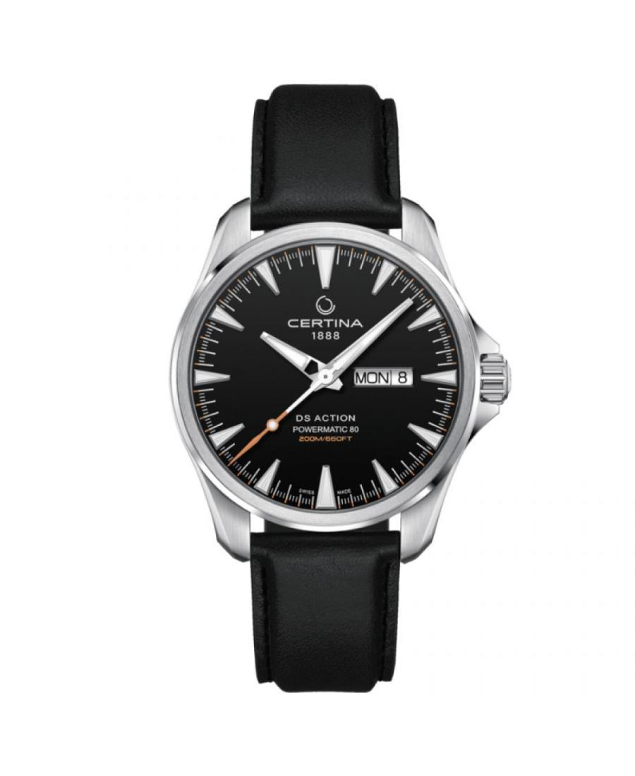 Men Swiss Classic Automatic Watch Certina C032.430.16.051.00 Black Dial