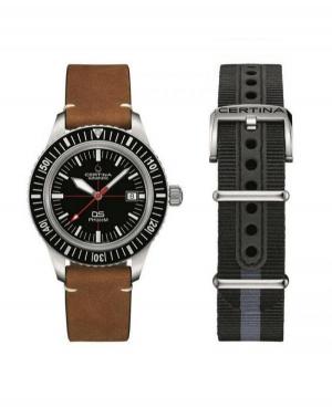 Men Classic Sports Diver Luxury Swiss Automatic Analog Watch CERTINA C036.407.16.050.00 Black Dial 43mm