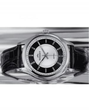 Men Swiss Classic Quartz Watch Bisset BSCC41SISB05B1 Silver Dial