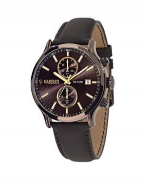 Men Classic Quartz Watch Maserati R8871618006 Brown Dial