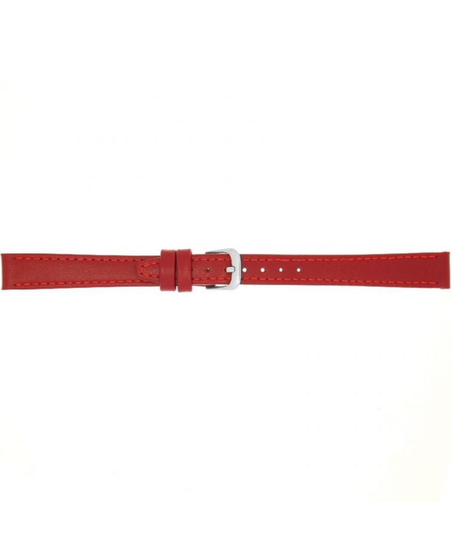 Watch Strap CONDOR Calf Strap 124R.06.10.W Red 10 mm