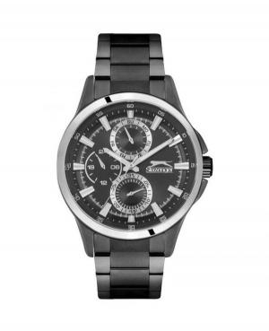 Mężczyźni klasyczny kwarcowy analogowe Zegarek SLAZENGER SL.9.6210.2.04 Czarny Dial 44mm