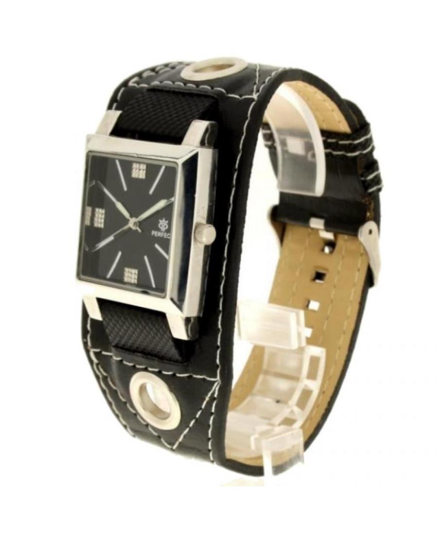 Mężczyźni klasyczny kwarcowy Zegarek PERFECT PRF-K29-003 Czarny Dial 32mm