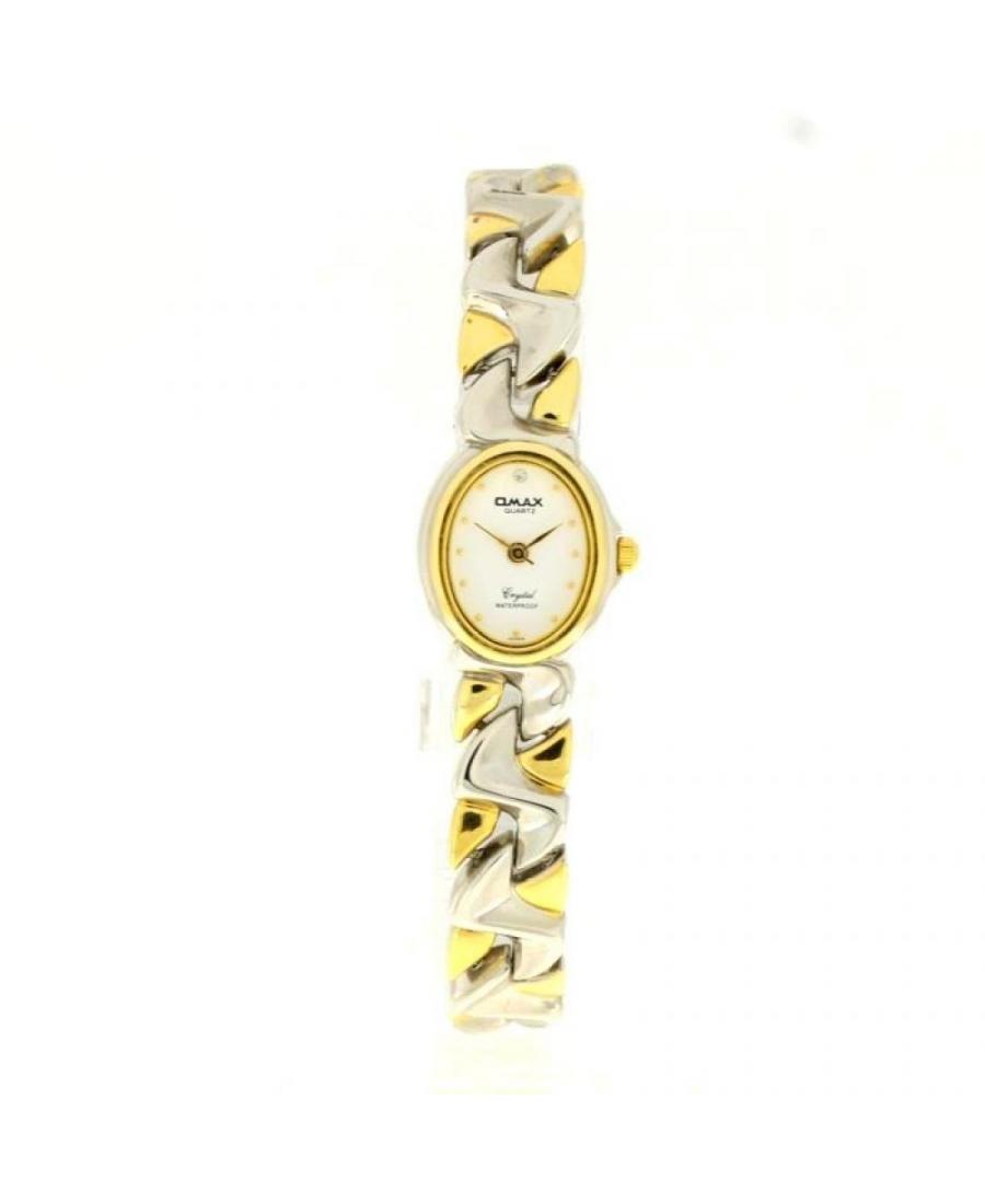 Kobiety klasyczny kwarcowy analogowe Zegarek OMAX OMX-K01-003 Biały Dial 42mm
