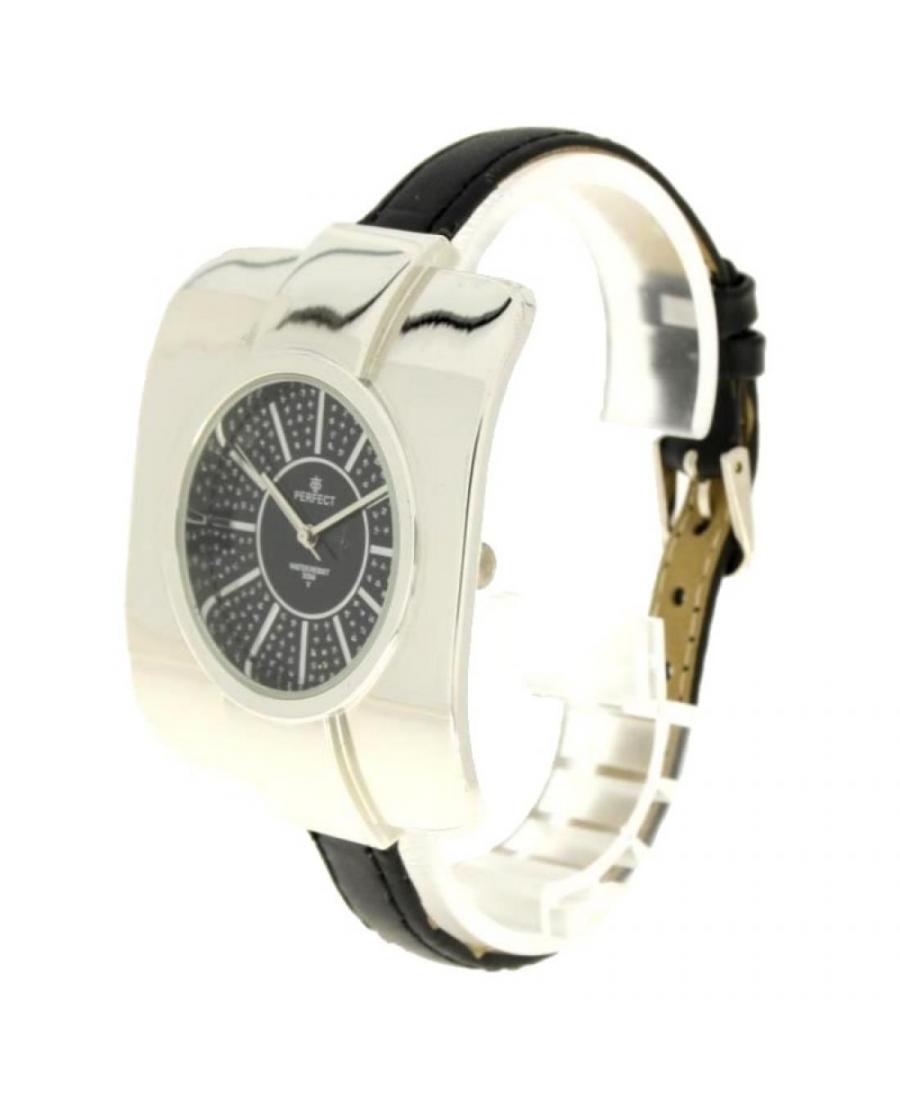 Kobiety klasyczny kwarcowy Zegarek PERFECT PRF-K06-080 Czarny Dial 64mm