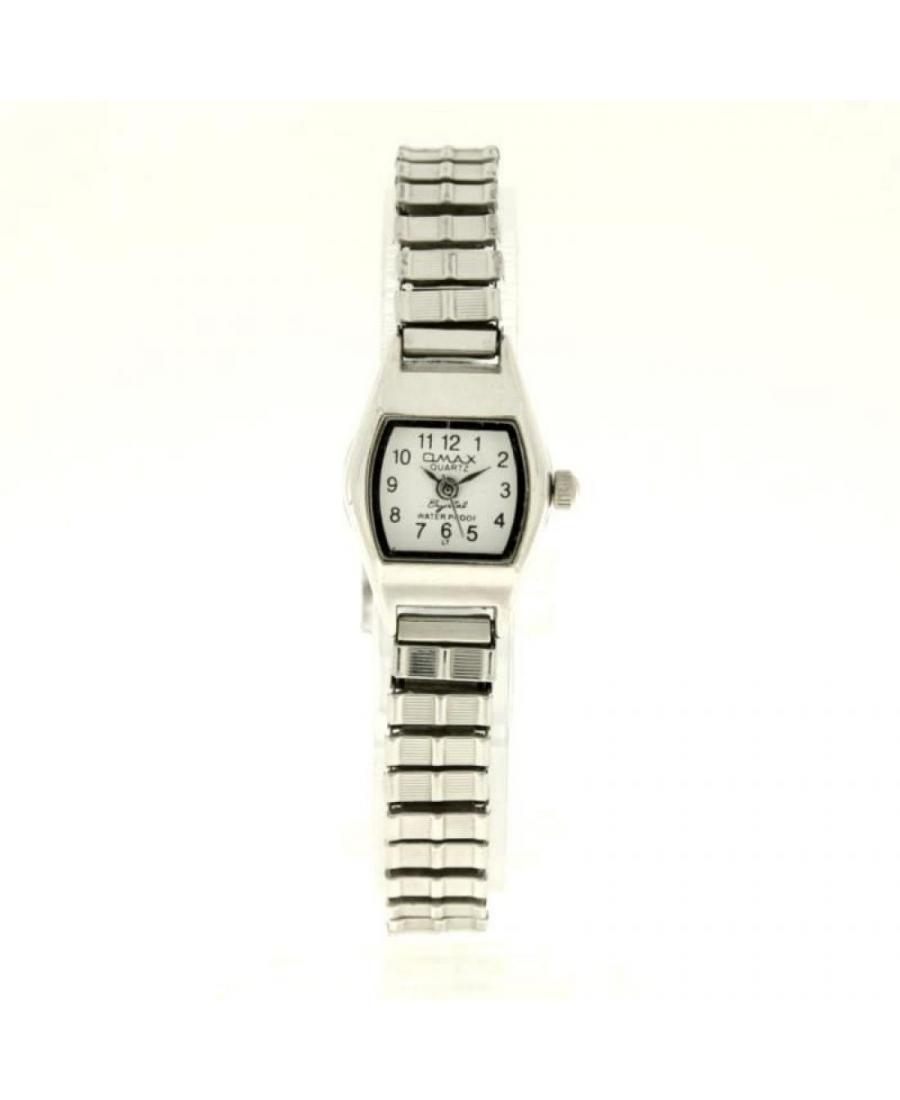 Kobiety klasyczny kwarcowy analogowe Zegarek OMAX OMX-K01-002 Srebrna Dial 20mm