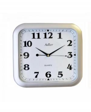 ADLER 30095 SILVER MATWall clock Plastic Silver color