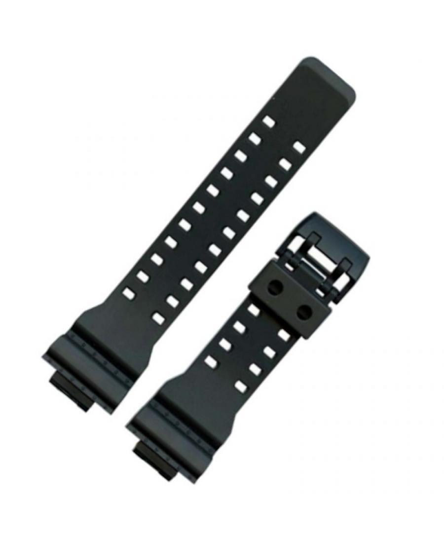 Watch Strap CASIO 10536683 Plastic / Rubber czarny Tworzywo sztuczne/guma Czarny 30 mm