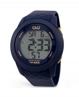 Мужские Спортивные Японские Кварцевый Цифровой Часы Будильник Q&Q M184J802Y Серый Dial 45mm изображение 1
