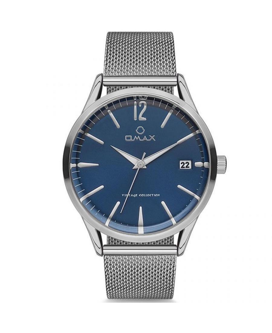 Mężczyźni klasyczny kwarcowy analogowe Zegarek OMAX VC06P46I Niebieska Dial