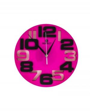 Clock PERFECT WL689A PINK/BLACK Plastic Pink