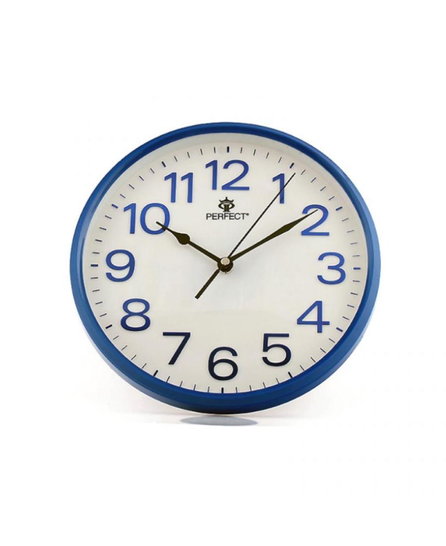 Clock PERFECT GWL683/BLUE Plastic Niebieski Plastik Tworzywo Sztuczne Niebieska