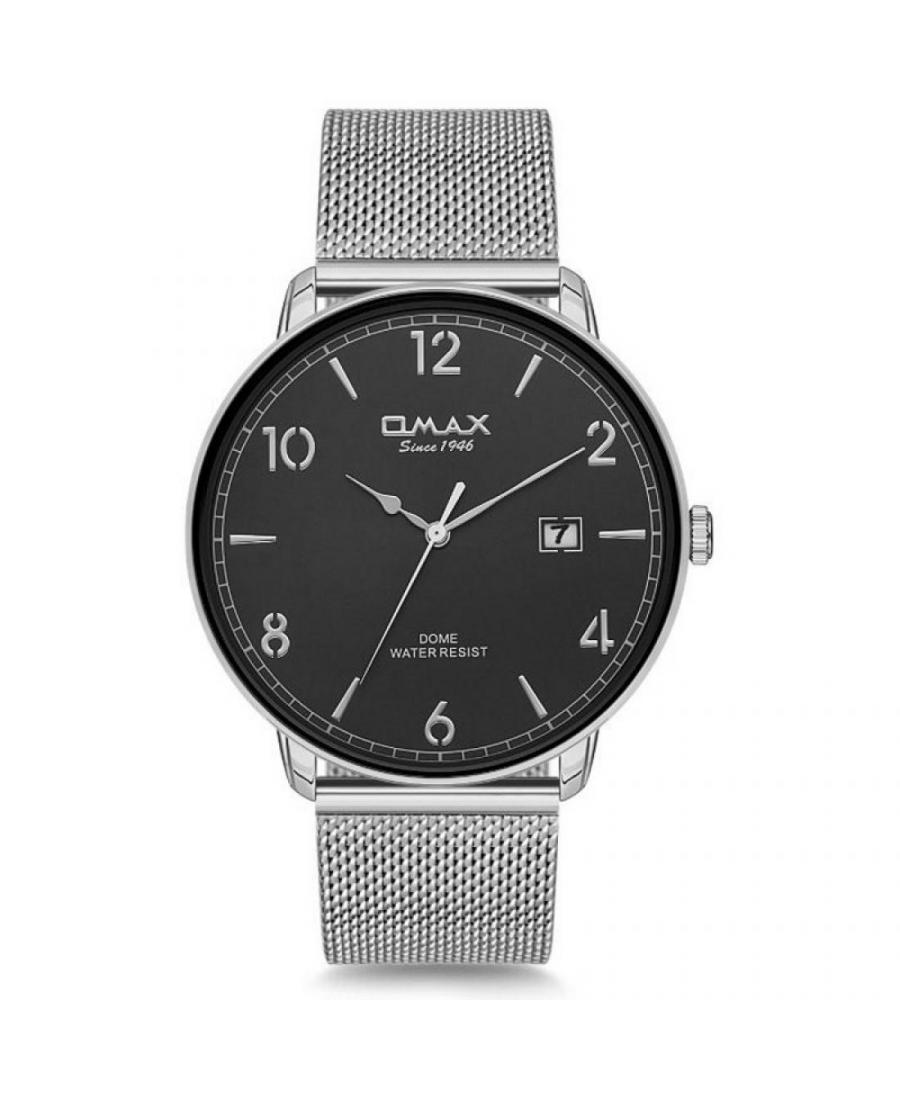 Mężczyźni klasyczny kwarcowy analogowe Zegarek OMAX DCD003P26I Czarny Dial
