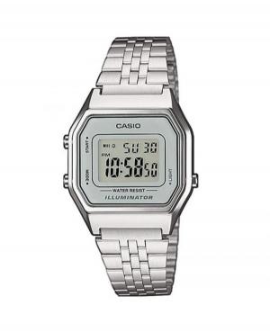 Women Classic Japan Quartz Digital Watch Alarm CASIO LA680WEA-7EF Silver Dial 33mm