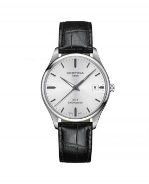 Men Classic Swiss Quartz Analog Watch CERTINA C033.451.16.031.00 Silver Dial 40.2mm