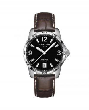 Mężczyźni klasyczny Szwajcar kwarcowy analogowe Zegarek CERTINA C034.451.16.057.00 Czarny Dial 40mm