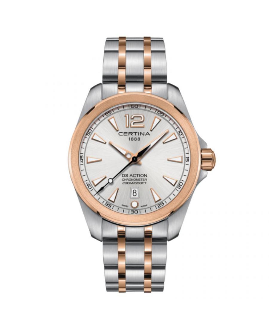 Men Swiss Classic Quartz Watch Certina C032.851.22.037.00 Ivory Dial