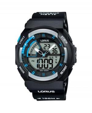 Men Sports Japan Quartz Digital Watch Timer LORUS R2323MX-9 Grey Dial 49mm