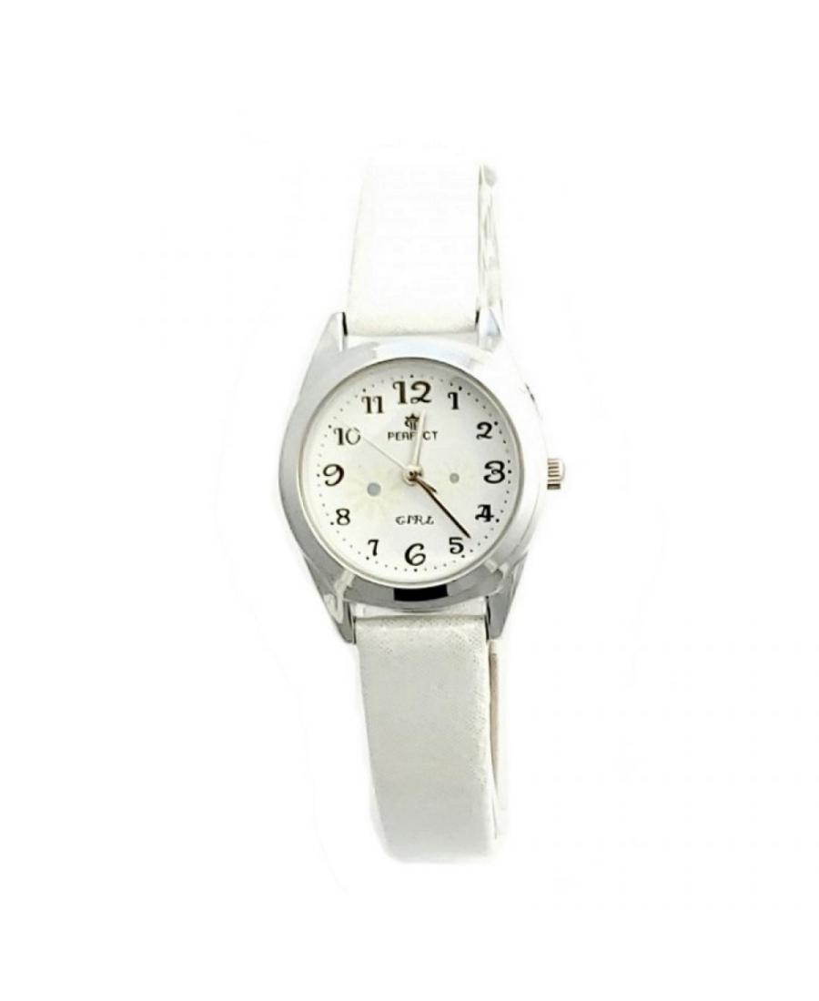 Zegarki dziecięce G195-103 klasyczny PERFECT kwarcowy Biały Dial