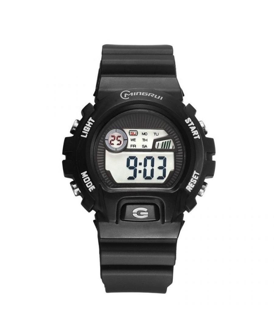 Children's Watches 8566 BK Sports Functional MINGRUI Quartz Black