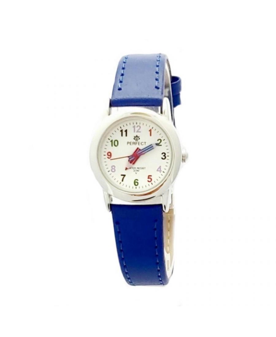 Zegarki dziecięce L641-S201 klasyczny PERFECT kwarcowy Biały Dial