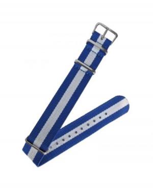 Watch Strap Diloy 387.20.88 Textile White 20 mm