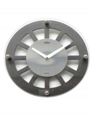 ADLER 21158 ANTR/SIL Wall clock Glass Steel color Szkło Kolor stali