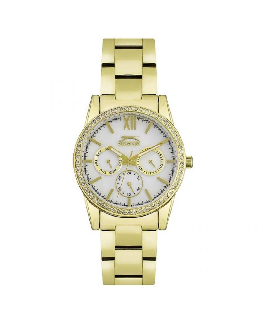 Women Fashion Classic Quartz Watch Slazenger SL.9.6253.4.05 Yellow Dial