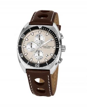 Mężczyźni Moda klasyczny kwarcowy analogowe Zegarek Chronograf JACQUES LEMANS 1-2041D Szary Dial 41mm