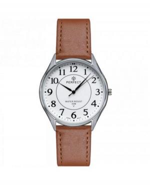 Mężczyźni klasyczny kwarcowy analogowe Zegarek PERFECT PF-G500-S003 Biały Dial 42.5mm