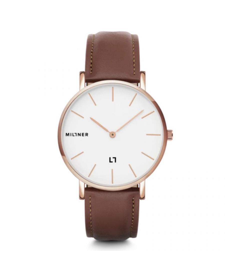 Men Fashion Quartz Watch Millner 8425402504659 White Dial