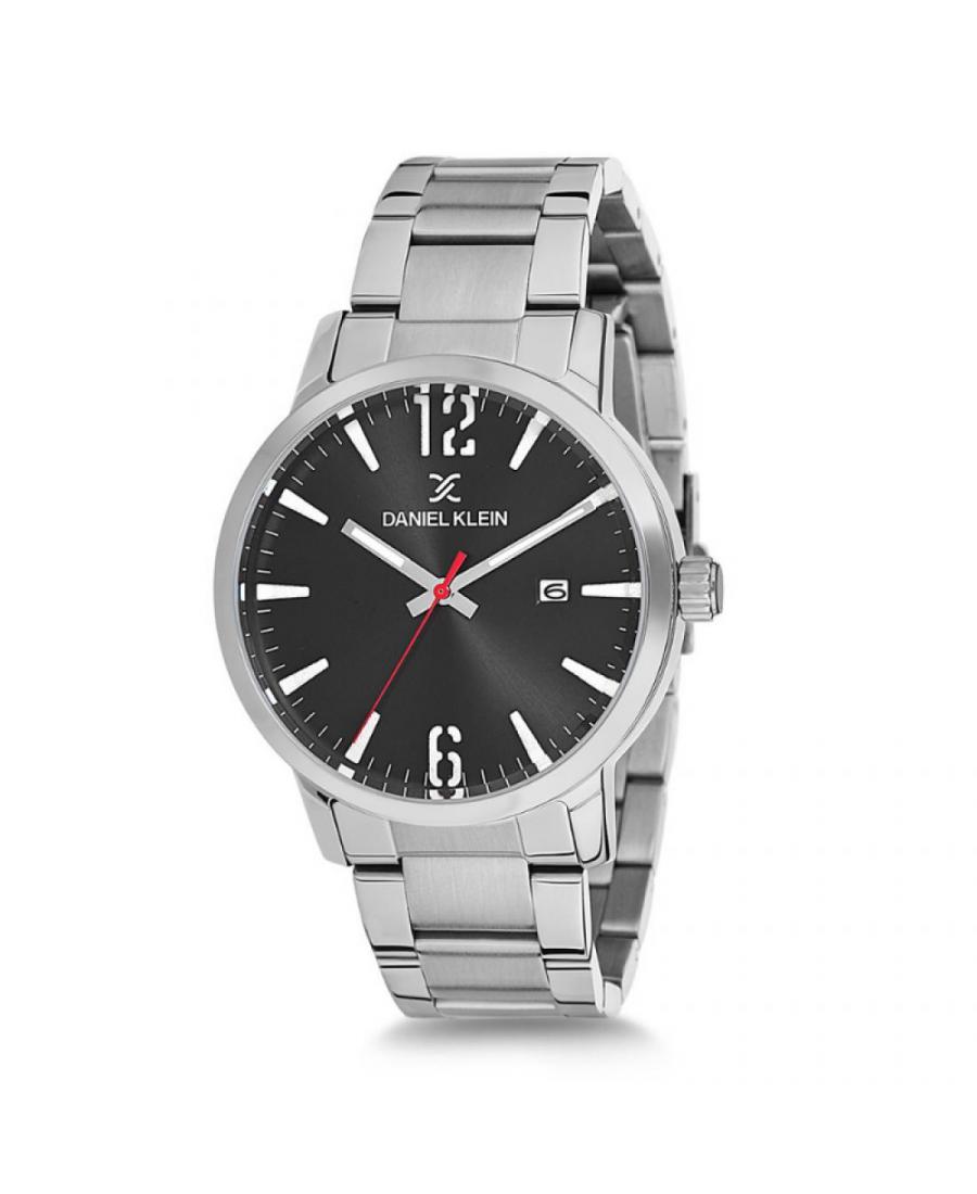 Mężczyźni Moda klasyczny kwarcowy analogowe Zegarek DANIEL KLEIN DK12129-6 Czarny Dial 43mm