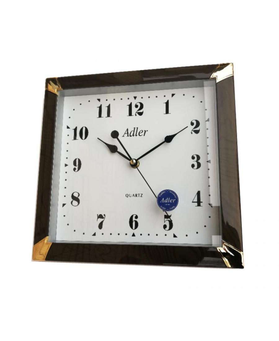ADLER 30089 DARK WALNUT Настенные кварцевые часы Пластик Орех
