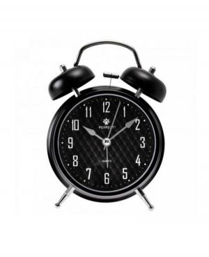PERFECT PT256-1320 BLACK Alarm clock czarny Metal Czarny