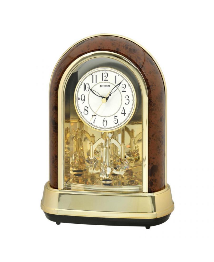RHYTHM 4RH791WD23 настольные кварцевые часы Пластик Имитация древесины