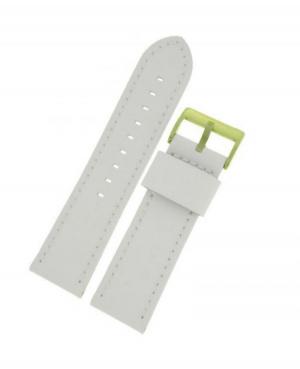 Watch Strap Diloy 415.G22.24 White 24 mm
