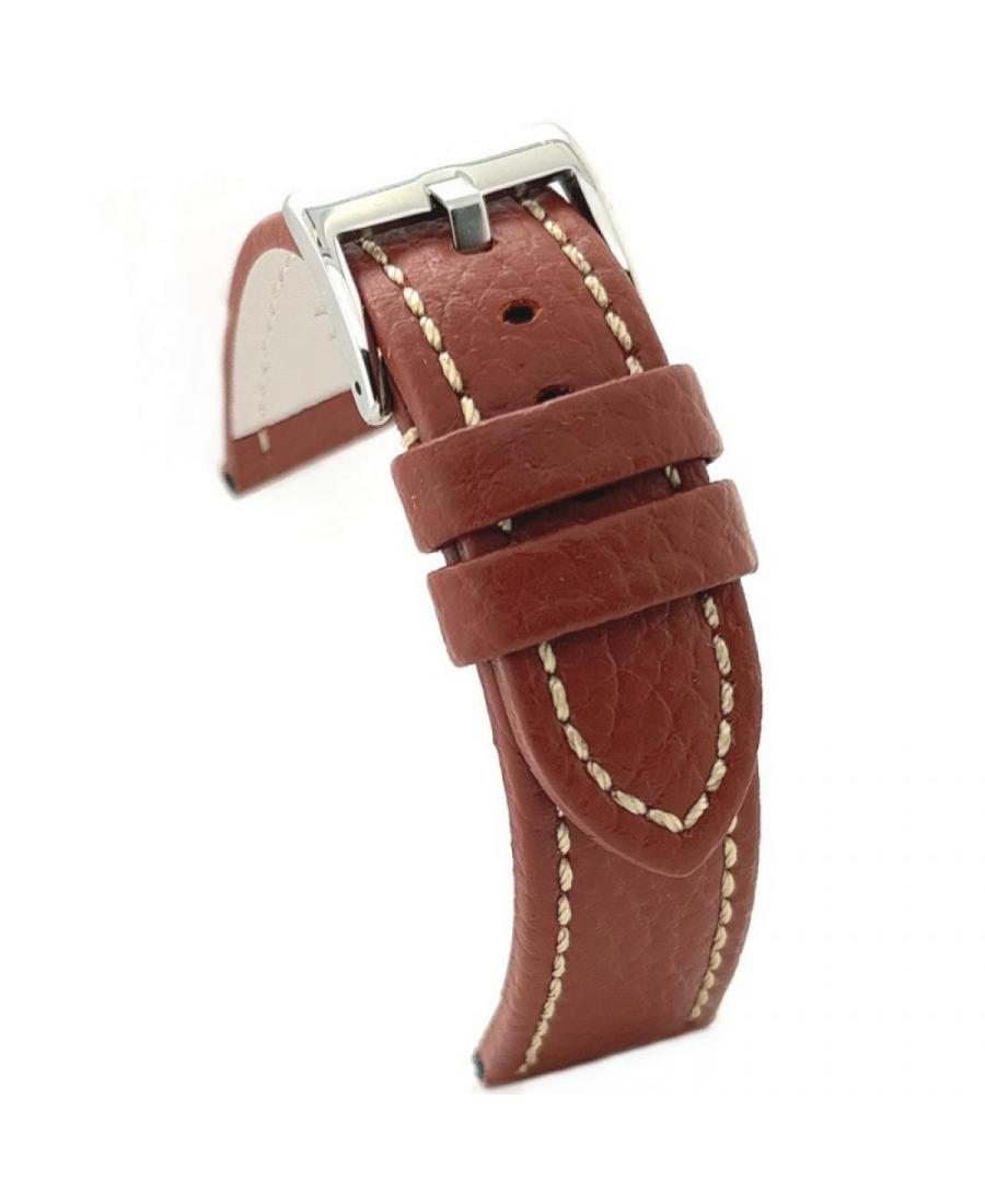 Watch Strap Diloy 376EA.24.8 Brown 24 mm