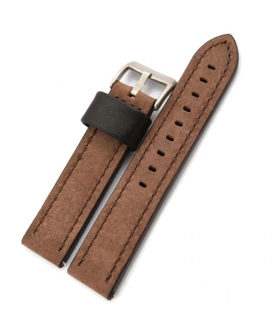Watch Strap Diloy 399.02.24 Brown 24 mm