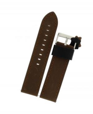 Watch Strap Diloy 399.03.24 Brown 24 mm