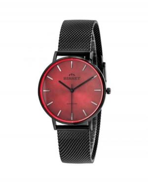 Mężczyźni Szwajcar klasyczny kwarcowy Zegarek Bisset ZEGBIS108 Czerwony Wybierz
