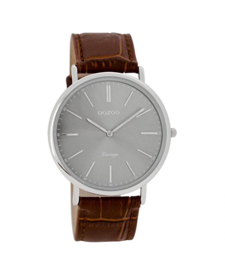 Men Classic Quartz Watch c7336 Grey Dial