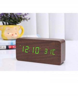 Electric LED Alarm Clock XONIX GHY-010/BR/GR Plastic Brown