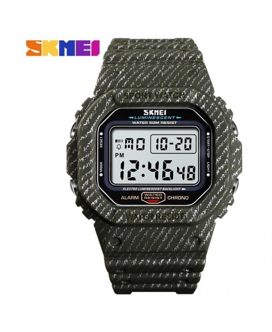 Men Functional Quartz Digital Watch Alarm SKMEI 1471 AG Multicolor Dial 51mm